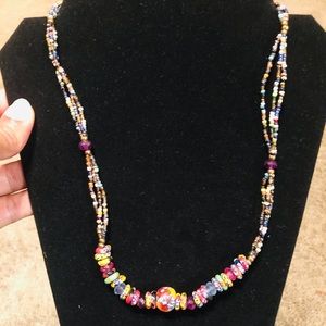 Multicolored Beaded Necklace